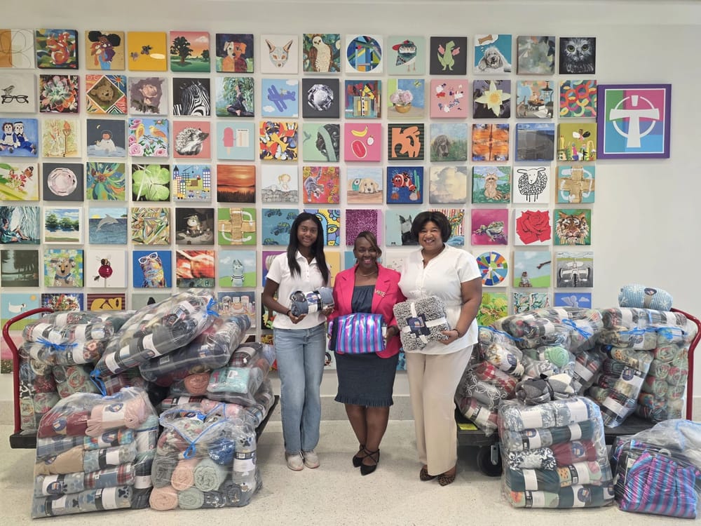 Teen Philanthropist Brings Comfort to Children at OLOL Hospital Through Blanket Drive post image