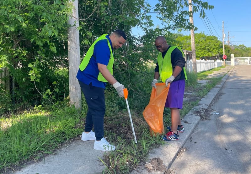 Community cleanup beautifies BR for Spring weather and Easter celebration post image